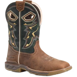 Double H Men's Kerrick Green Composite Square Toe Work Boots DH5356