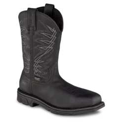 Irish Setter By Red Wing Marshall Black H20 Steel Toe Work Boots 83956