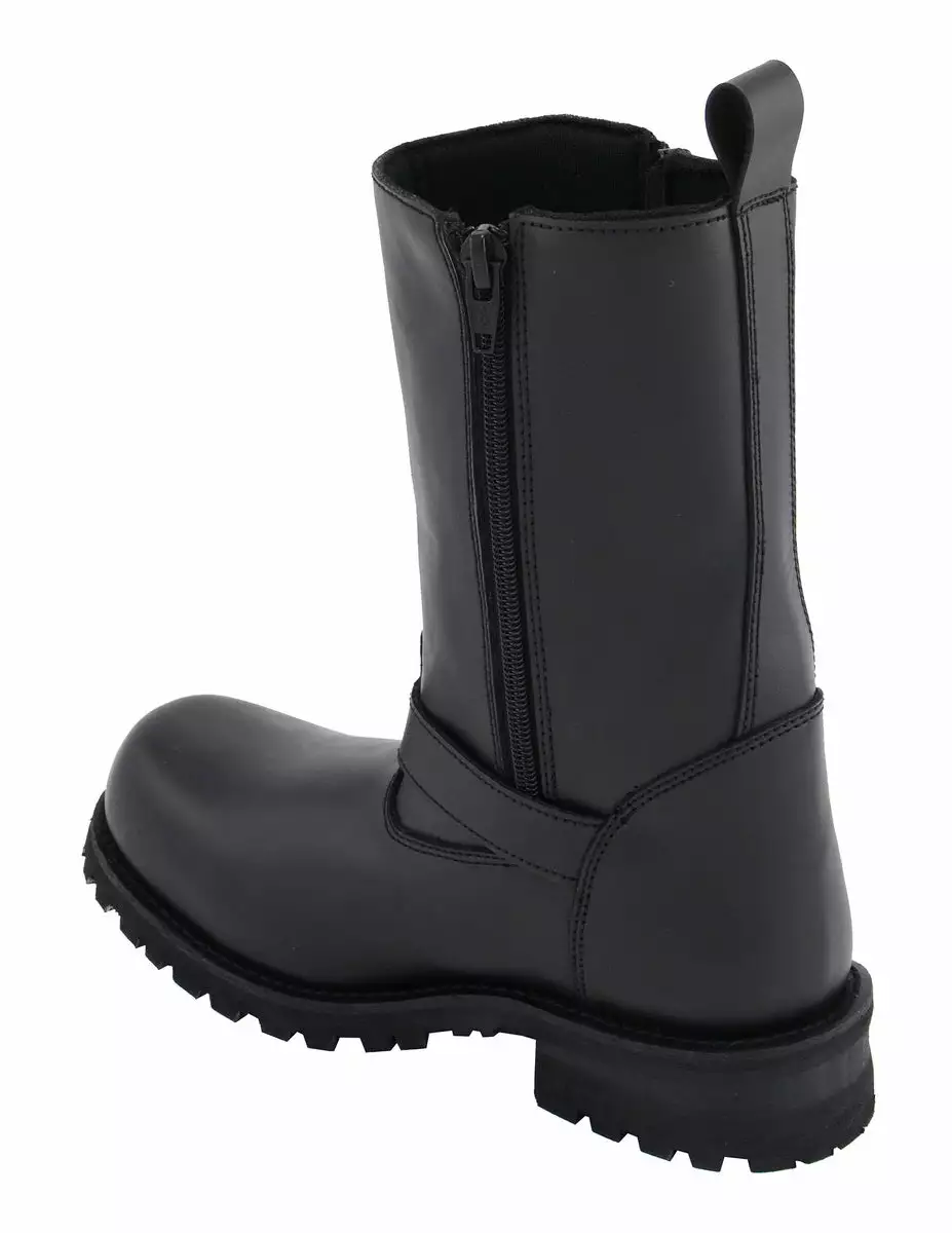 M Boss Motorcycle Apparel BOS49004 Men's 10 Inch Afterburner Leather Motorcycle Boots - Image 4