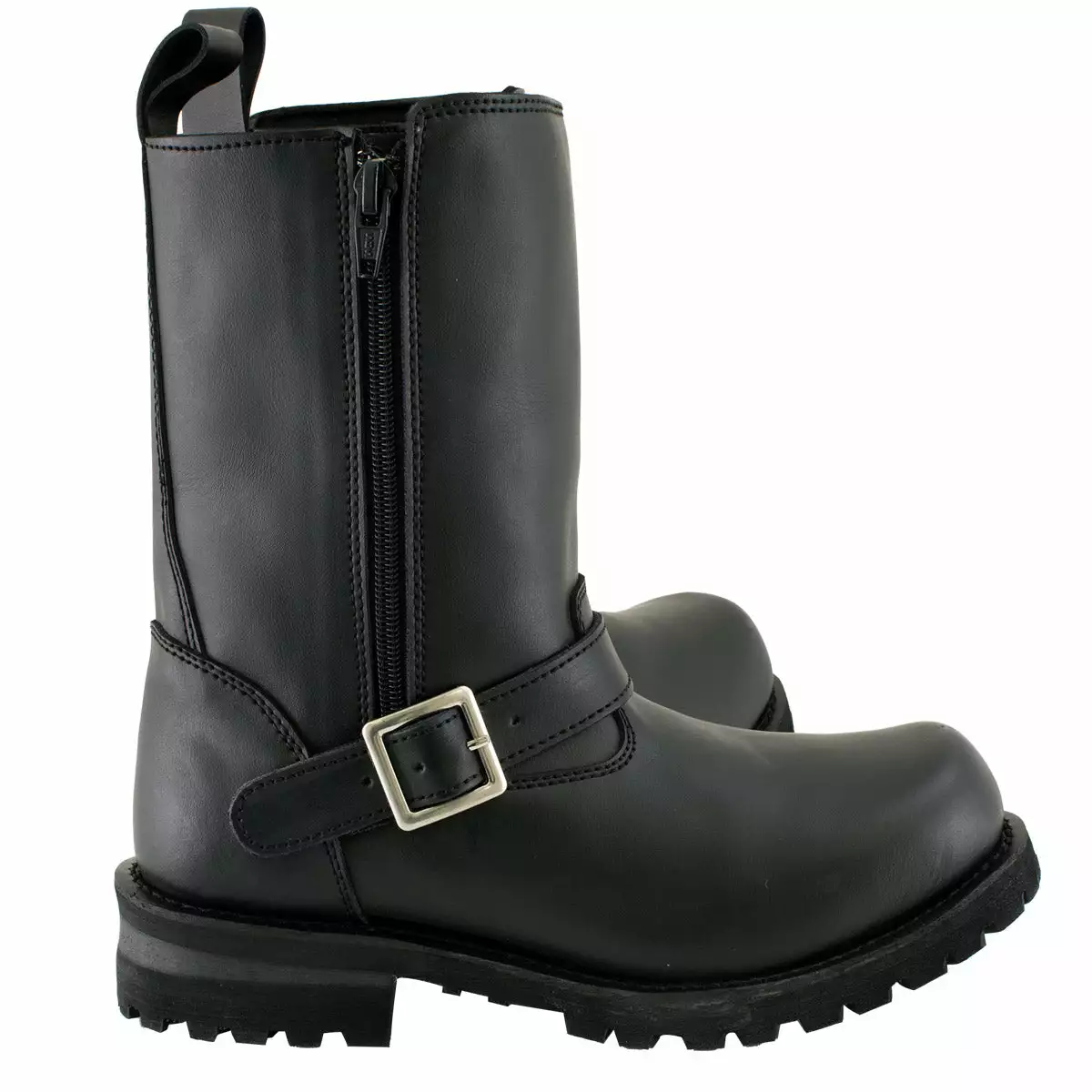 M Boss Motorcycle Apparel BOS49004 Men's 10 Inch Afterburner Leather Motorcycle Boots - Image 6