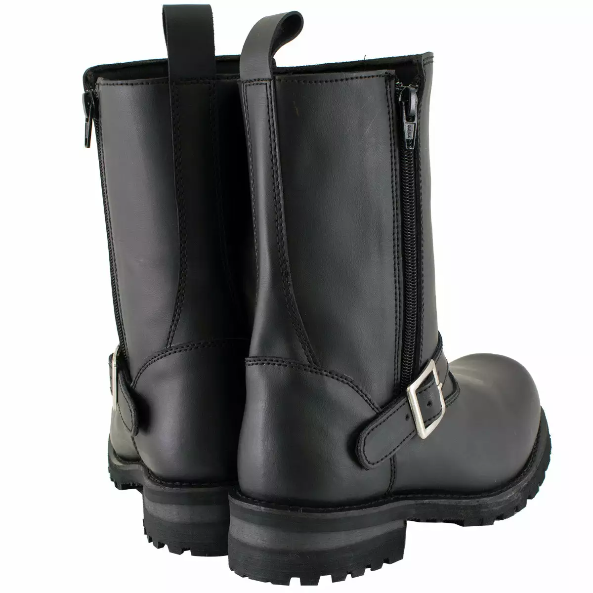 M Boss Motorcycle Apparel BOS49004 Men's 10 Inch Afterburner Leather Motorcycle Boots - Image 7