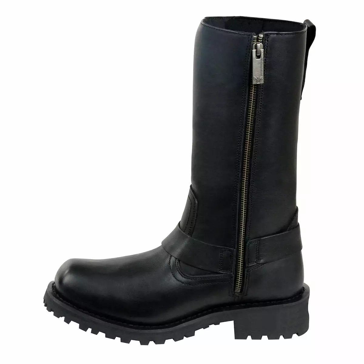 Milwaukee Leather MBL9360 Women's Black Leather 11-Inch Classic Harness Square Toe Motorcycle Boots - Image 11