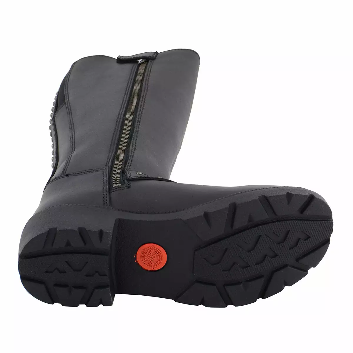 Milwaukee Leather MBL9395 Women's Black 17-Inch Side Strap Riding Leather Boots With Side Zipper - Image 15