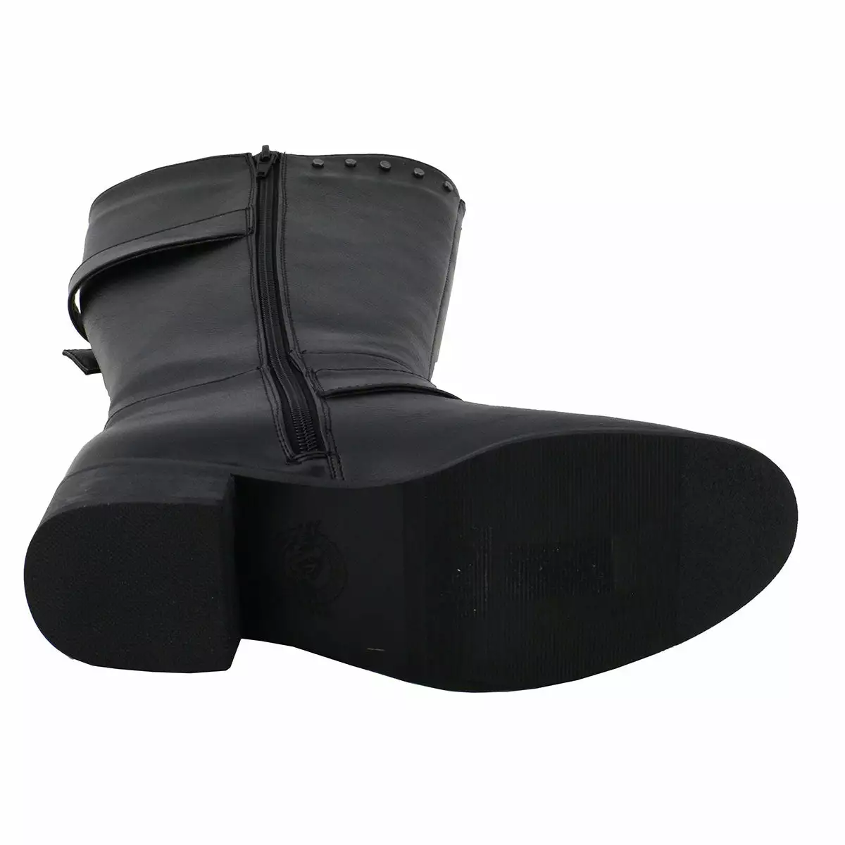 Milwaukee Leather MBL9423 Women's Black Studded Boots With Studded Outsole - Image 11