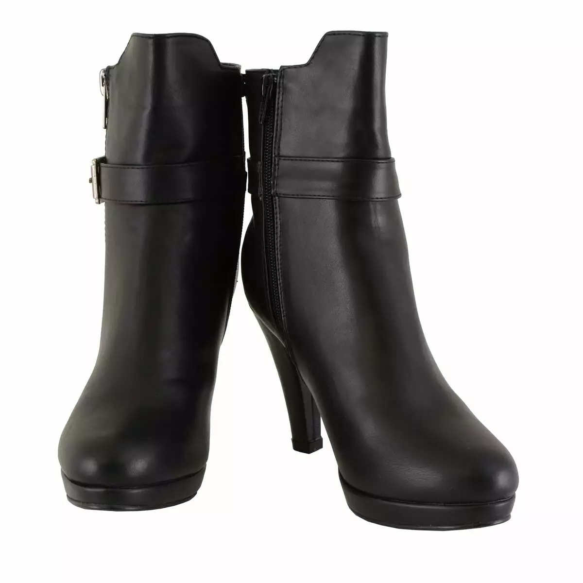 Milwaukee Leather MBL9430 Women's Black Boots With Side Zipper Entry - Image 8