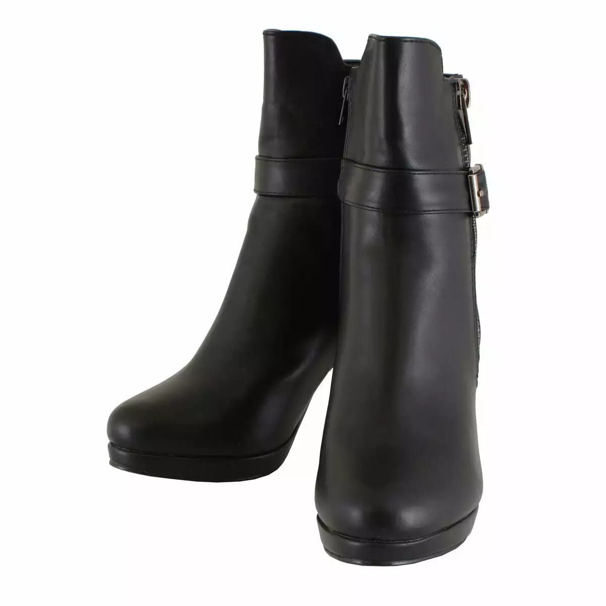 Milwaukee Leather MBL9430 Women's Black Boots With Side Zipper Entry - Image 10