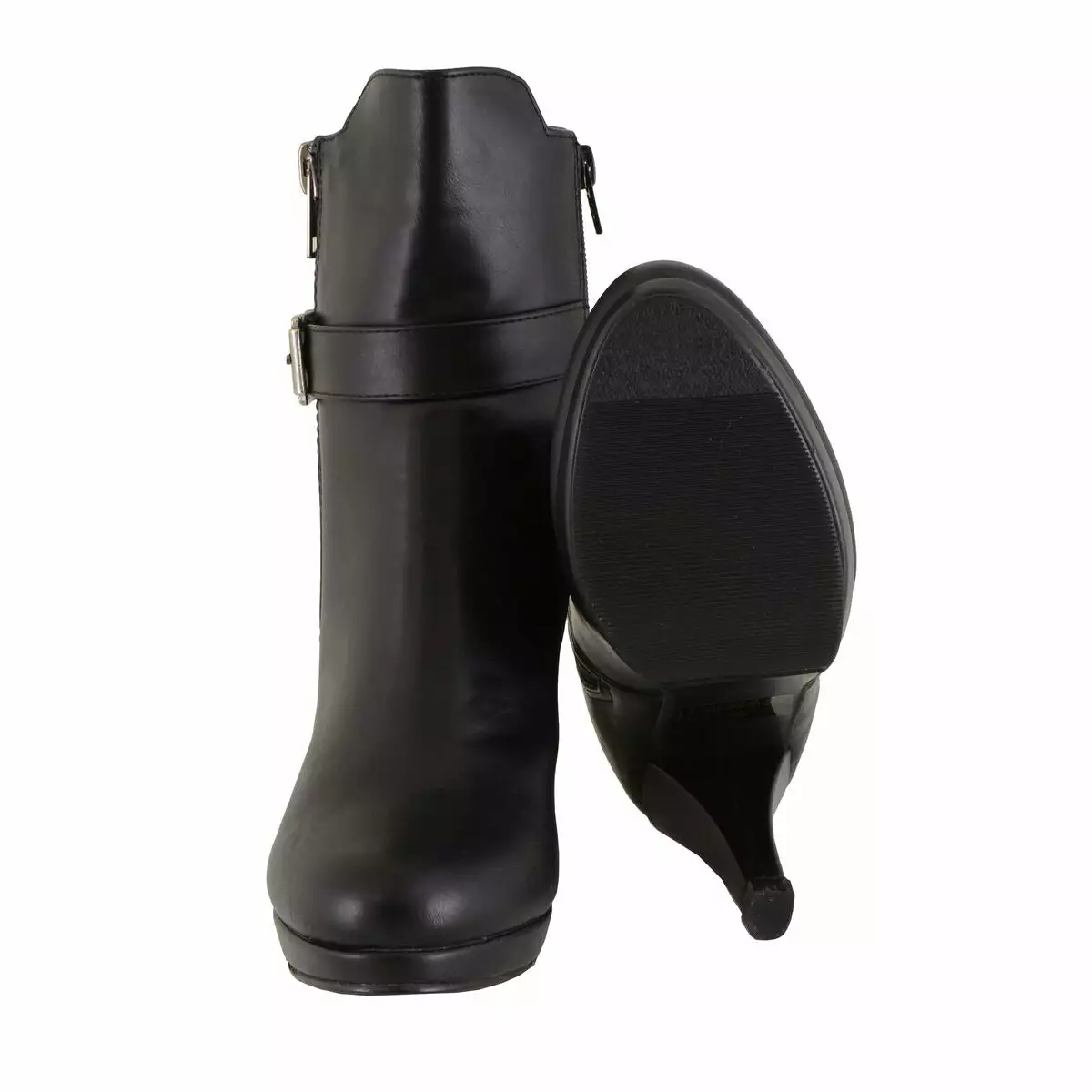 Milwaukee Leather MBL9430 Women's Black Boots With Side Zipper Entry - Image 4