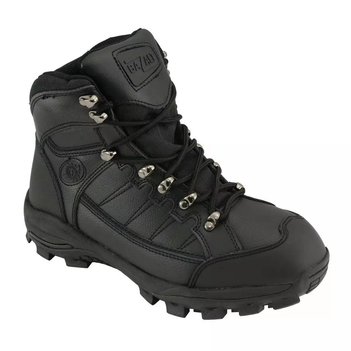 Bazalt MBM9129ST Men's Black Water And Frost Proof Leather Boots With Composite-Toe - Image 2