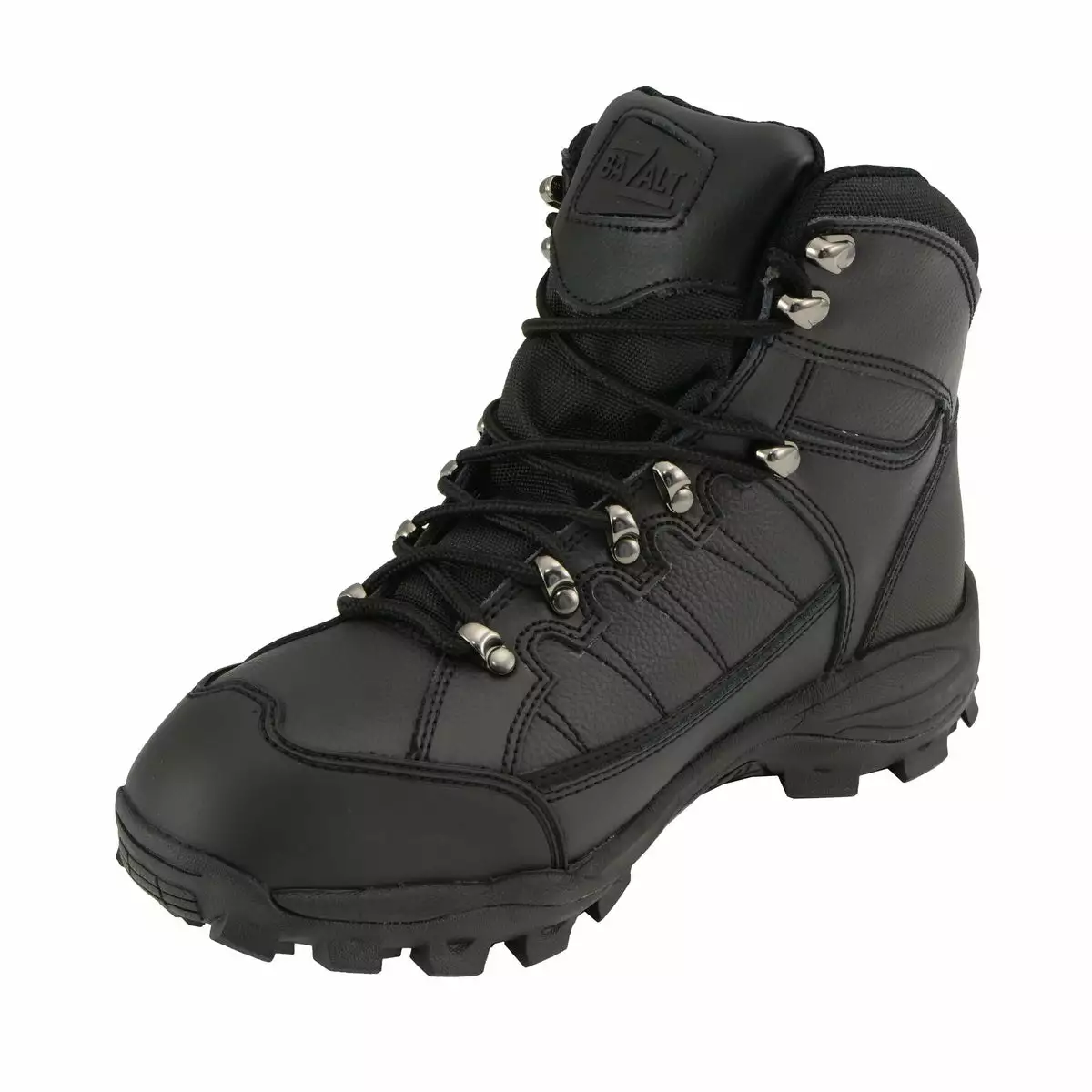 Bazalt MBM9129ST Men's Black Water And Frost Proof Leather Boots With Composite-Toe - Image 4
