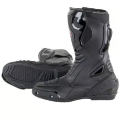 Vulcan V300 Men's 'Velocity' Black Leather Motorcycle Racing Sport Boots