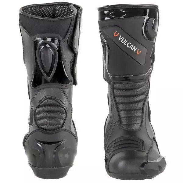 Vulcan V300 Men's 'Velocity' Black Leather Motorcycle Racing Sport Boots - Image 2