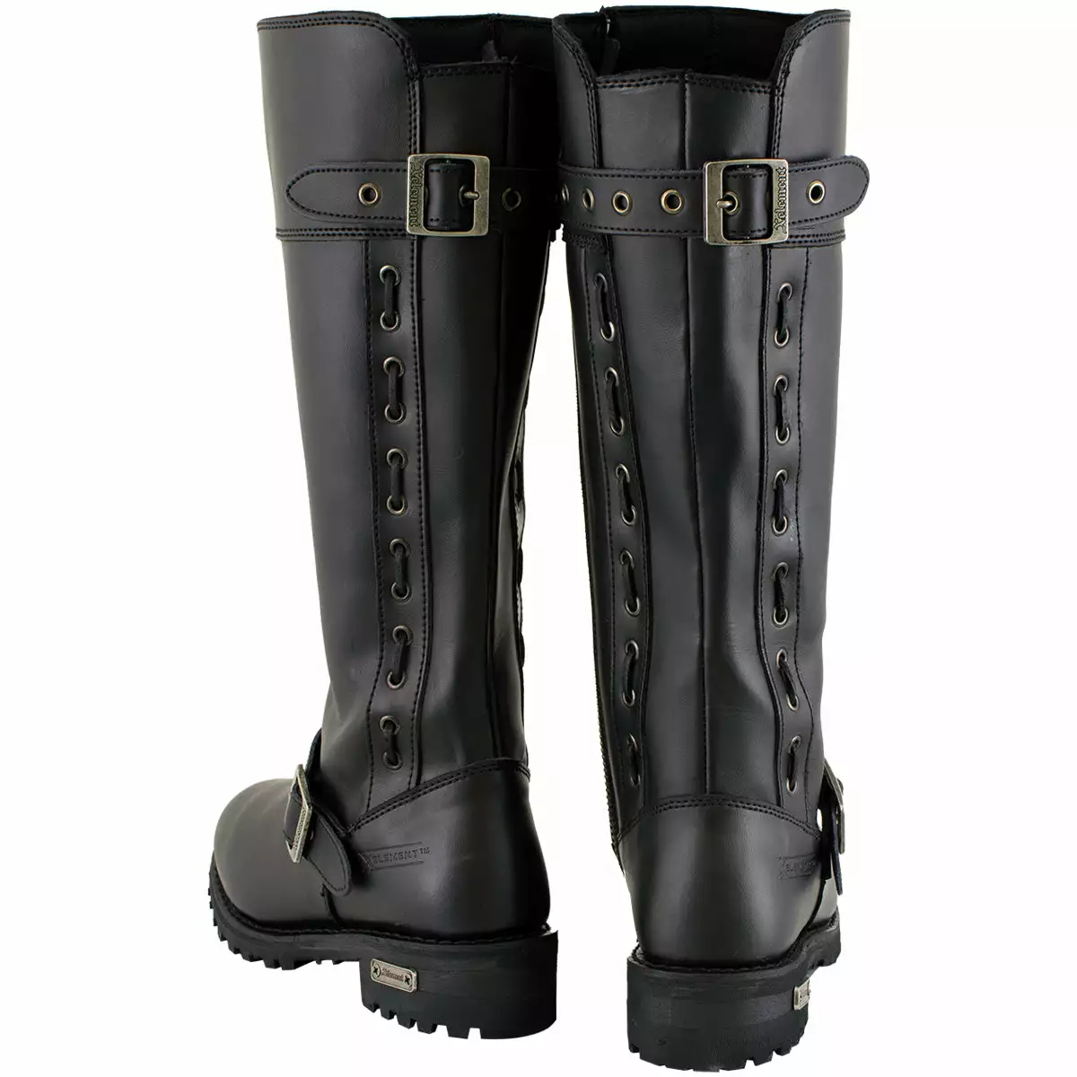 Xelement X93009 Women's 'Myna' Black Performance Knee High-Tall Leather Motorcycle Boots - Image 4