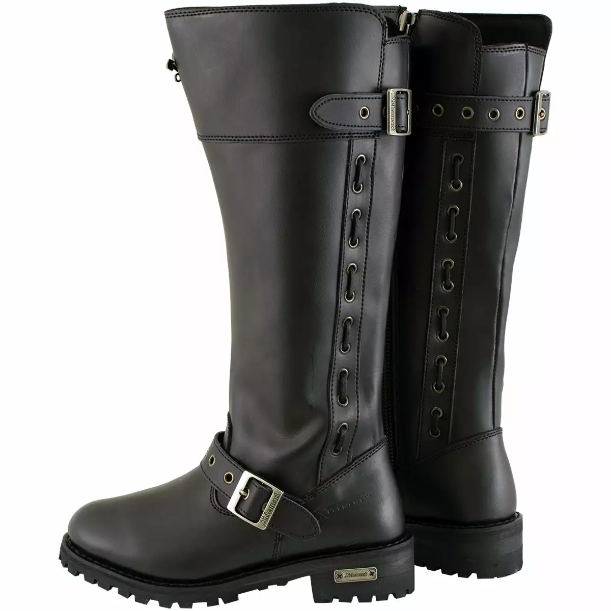 Xelement X93009 Women's 'Myna' Black Performance Knee High-Tall Leather Motorcycle Boots - Image 8