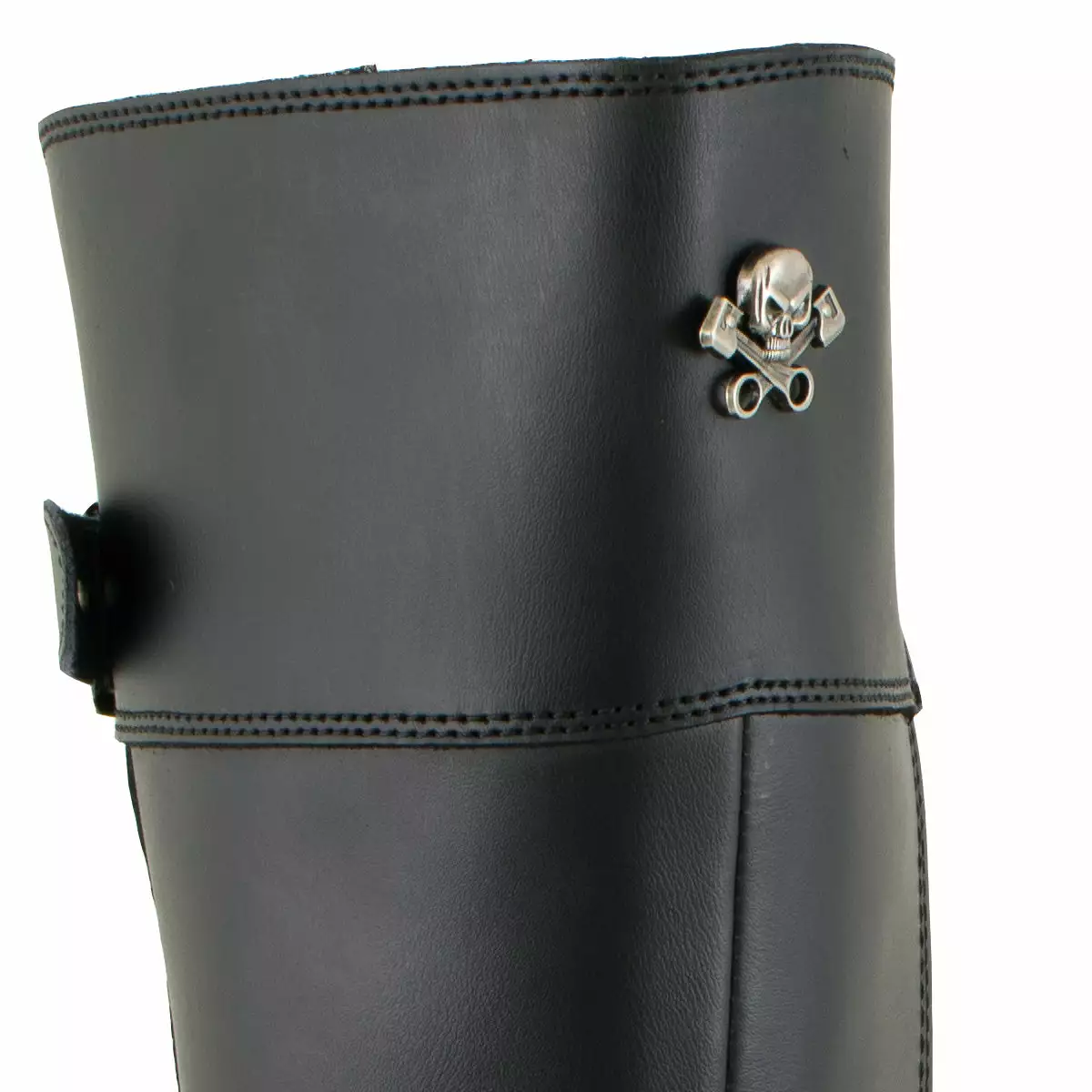 Xelement X93009 Women's 'Myna' Black Performance Knee High-Tall Leather Motorcycle Boots - Image 6