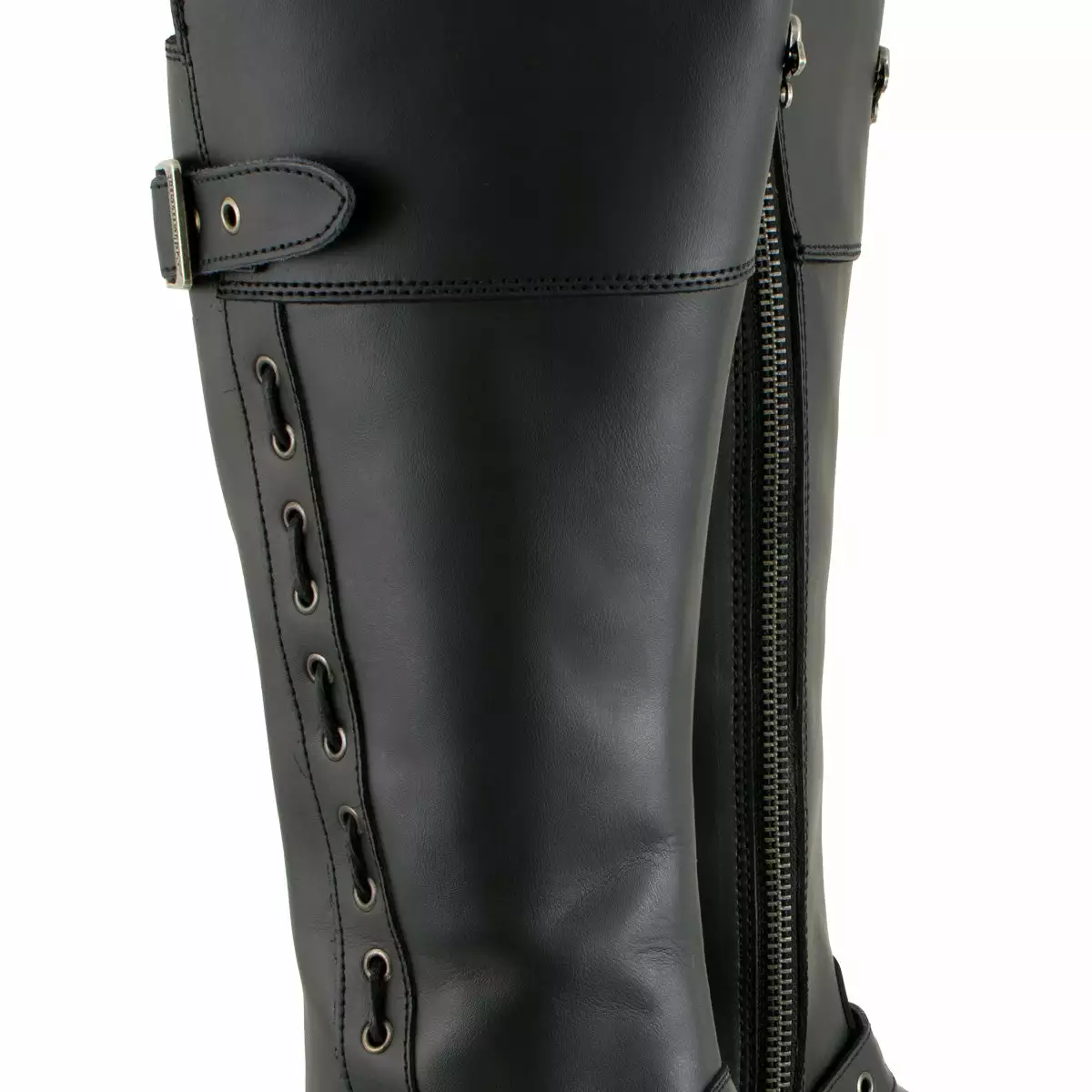 Xelement X93009 Women's 'Myna' Black Performance Knee High-Tall Leather Motorcycle Boots - Image 7