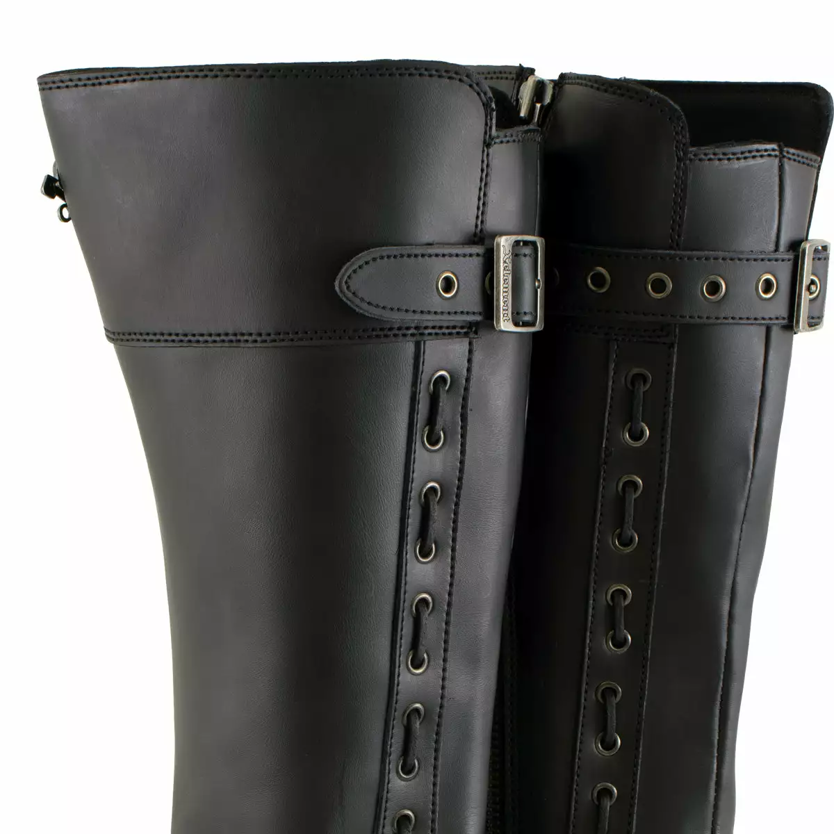 Xelement X93009 Women's 'Myna' Black Performance Knee High-Tall Leather Motorcycle Boots - Image 11